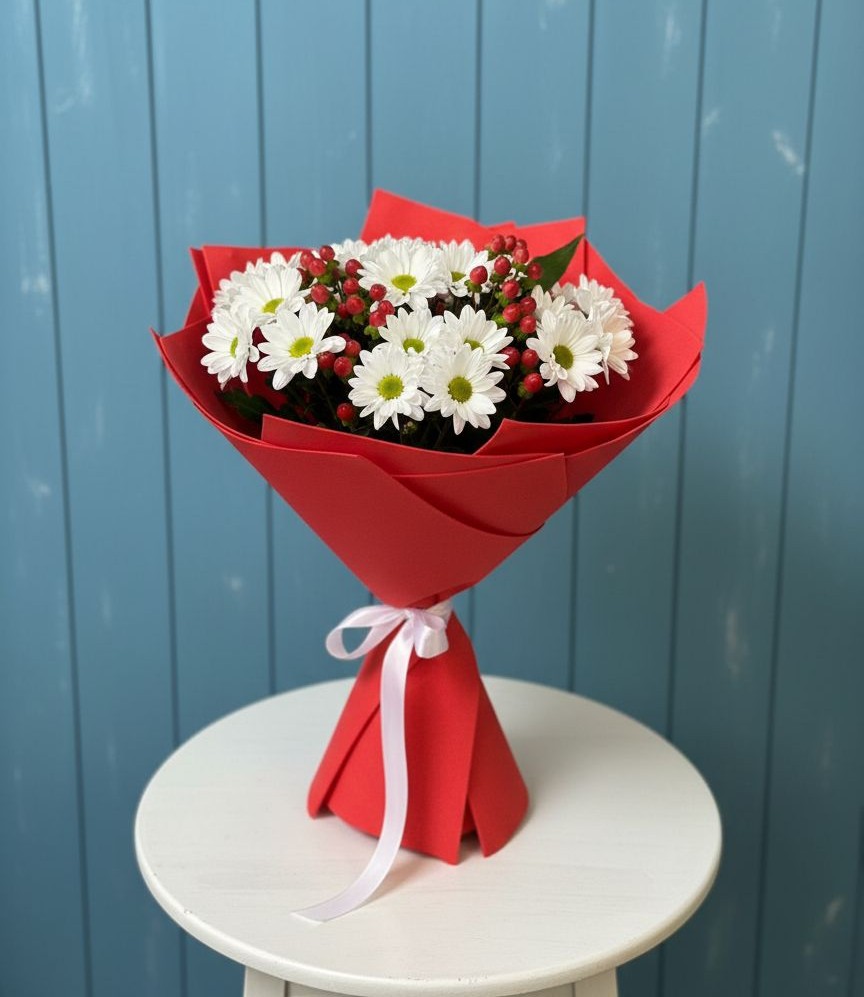 Букет цветов из: Хризантемы в Чистеньком