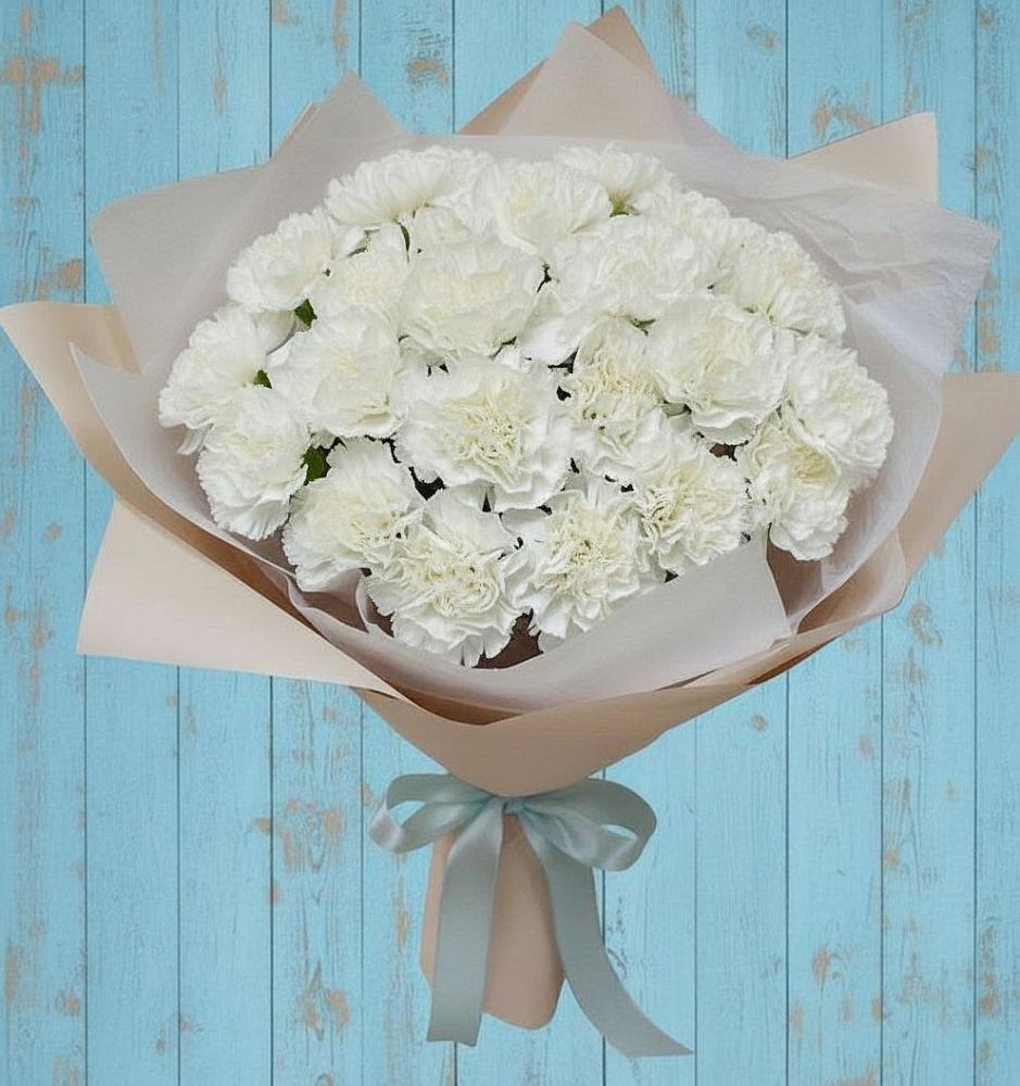 Букет цветов из: Гвоздики в Чистеньком