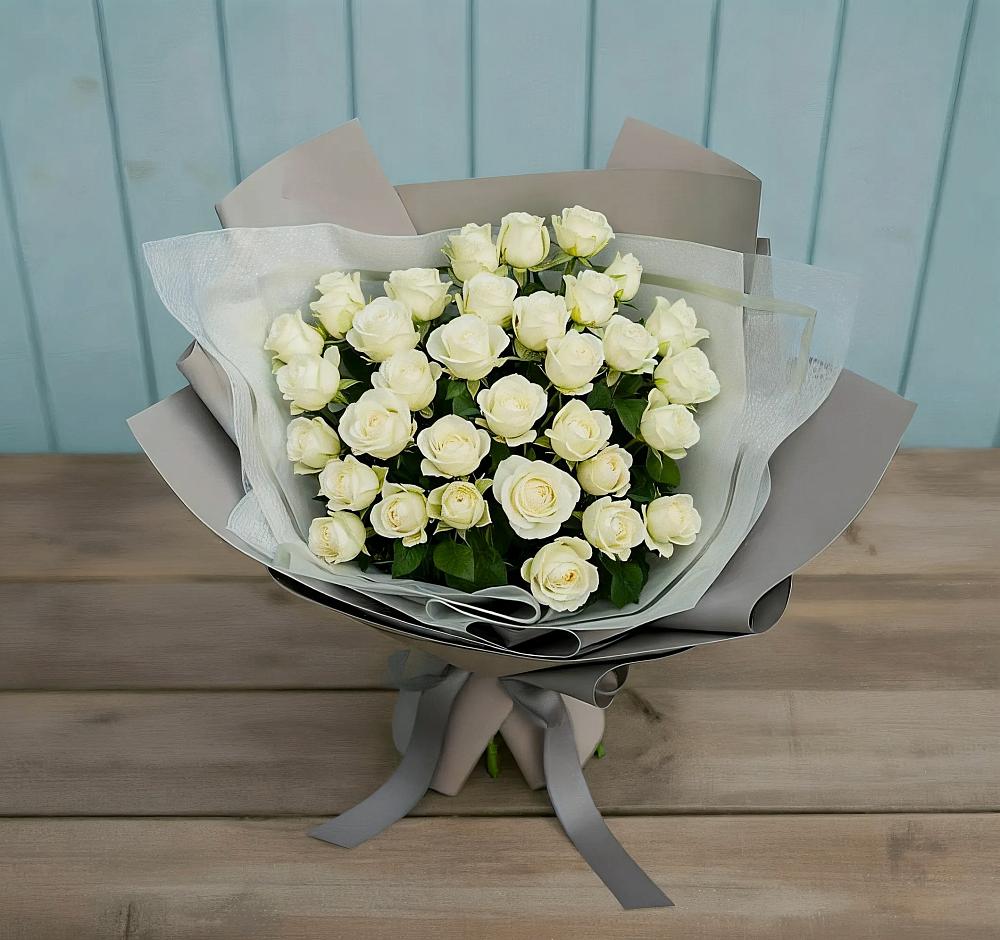 Букет Белоснежная нежность в Чистеньком