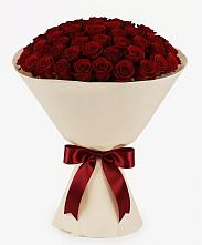 Букет 101 Бордовая роза Блэк Бакарра в Чистеньком