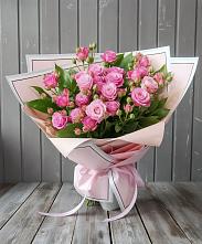 Букет Розовый кустик #REPLACE_PRED# Чистеньком