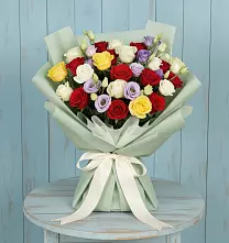 Букет цветов из:  Розы в Чистеньком