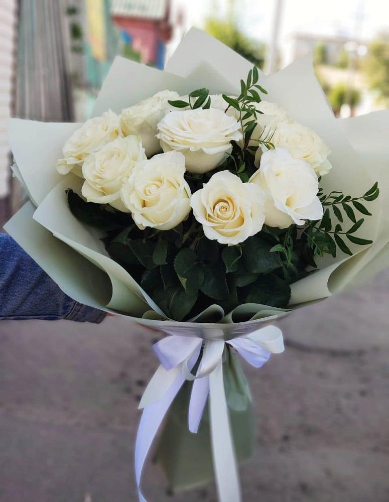 Букет Белые розы Проуд в Чистеньком