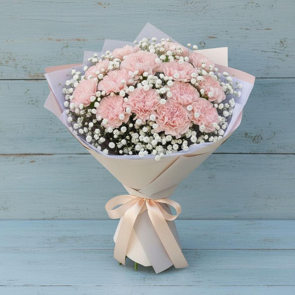 Букет цветов из: Гвоздики в Чистеньком