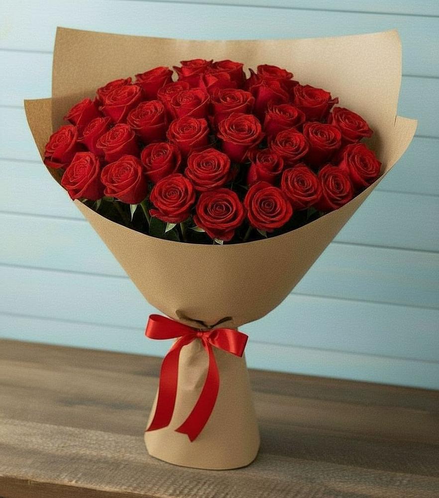 Букет Красные розы Милано в Чистеньком
