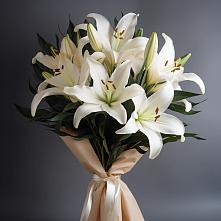 Букет цветов из:  Лилии #REPLACE_PRED# Чистеньком