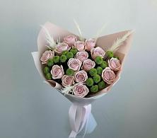 Букет цветов из:  Розы и Хризантемы в Чистеньком