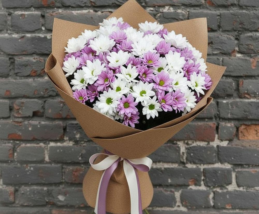 Букет цветов из: Хризантемы в Чистеньком