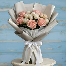 Букет цветов из:  Розы #REPLACE_PRED# Чистеньком