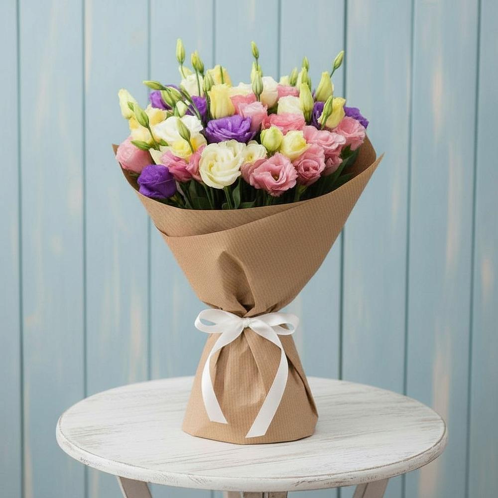 Букет цветов из: Лизиантусы в Чистеньком