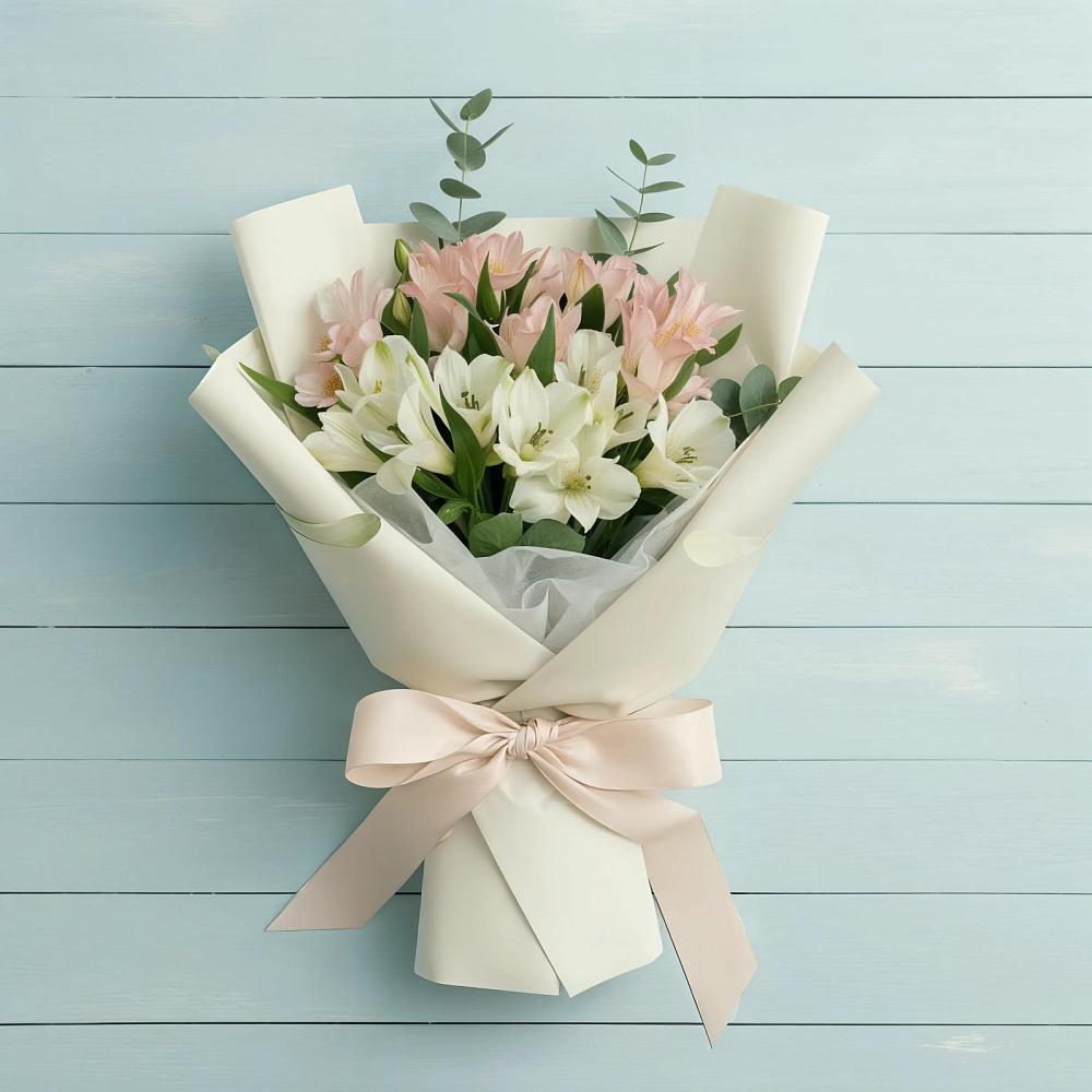 Букет цветов из: Альстромерии в Чистеньком