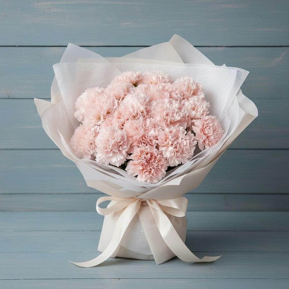 Букет цветов из: Гвоздики в Чистеньком