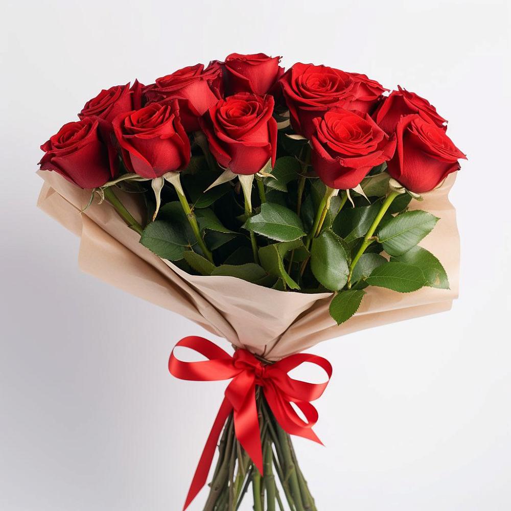 Букет 11 Красных роз Эдлесс Лав в Чистеньком