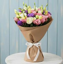 Букет цветов из:  Лизиантусы в Чистеньком