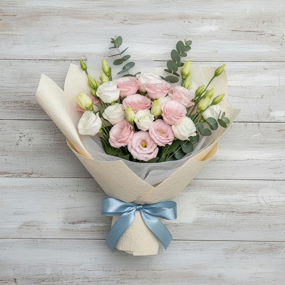 Букет цветов из: Лизиантусы в Чистеньком