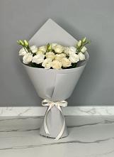 Букет цветов из:  Розы и Лизиантусы в Чистеньком