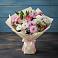 Букет цветов из: Хризантемы, Альстромерии и Розы в Чистеньком